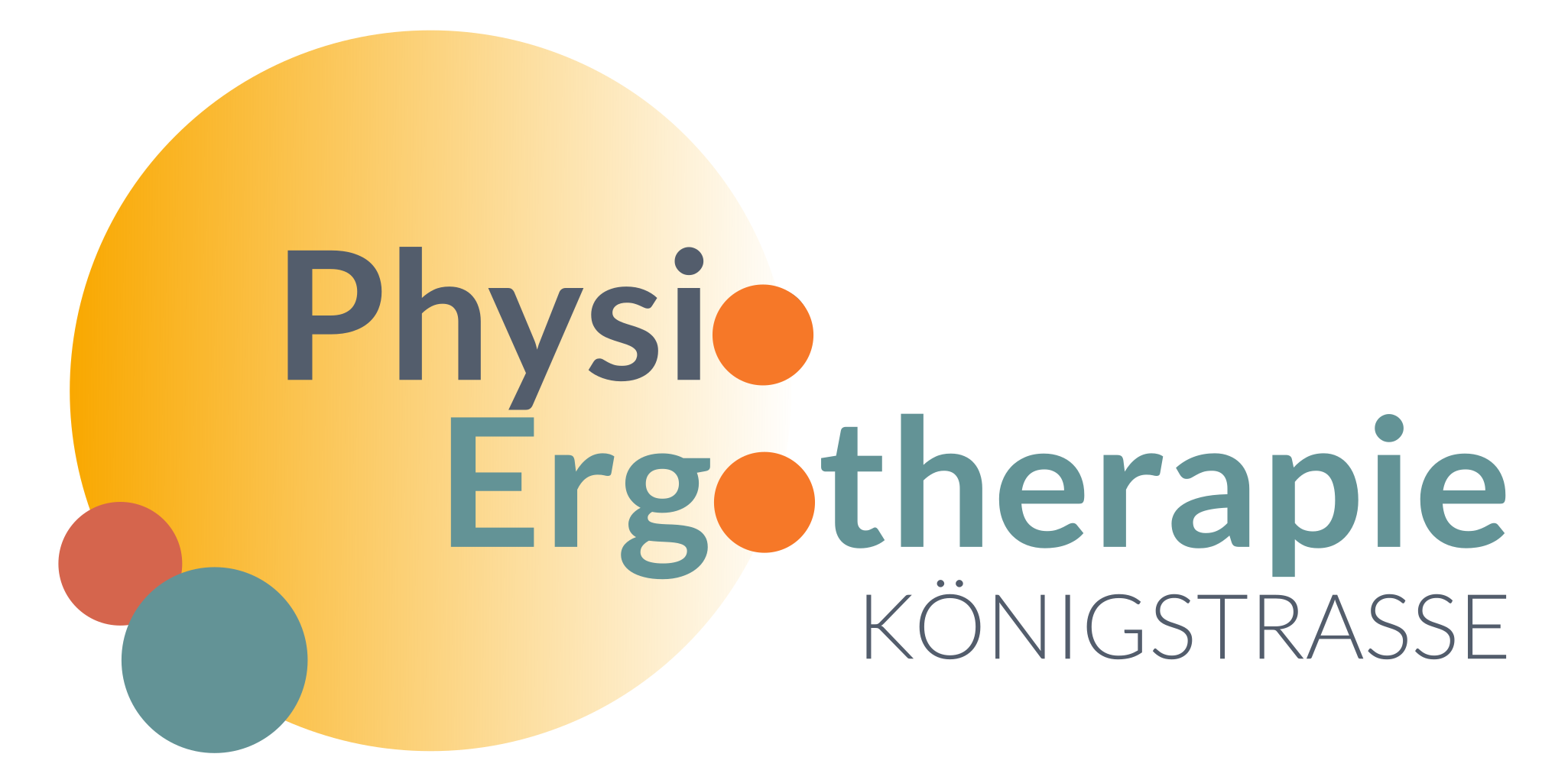 Logo Praxis neu kleinere Schrift Königstrasse Logo Physio- u. Ergotherapie Königstraße
